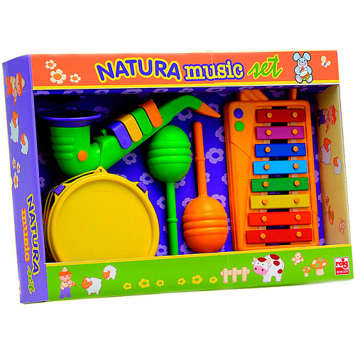 Reig 4 музыкальные игрушки (ксилофон, маракасы, саксофон, барабан) 220
