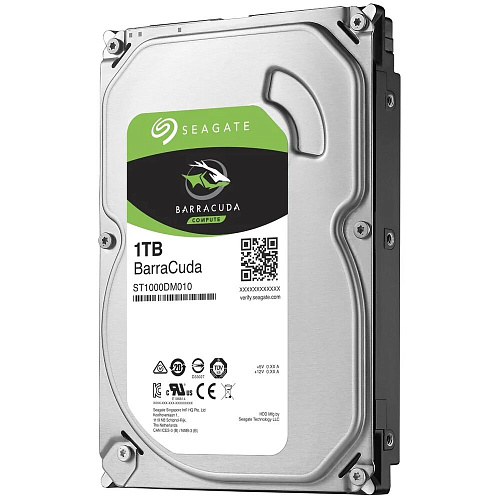Внутренний жесткий диск 3,5" 1Tb Seagate (ST1000DM010) 64Mb 7200rpm SATA3 Barracuda УЦЕНКА