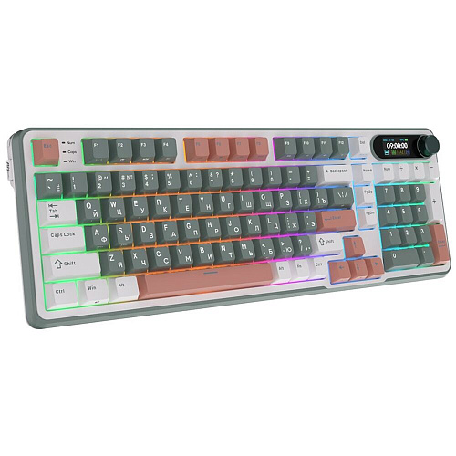 Клавиатура беспроводная Royal Kludge RK-S98 Wireless (RK Brown Switch) RGB (русская раскладка) Camping