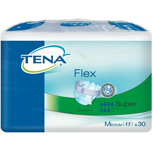 TENA Подгузники для взрослых Flex Super, M (30 шт.)