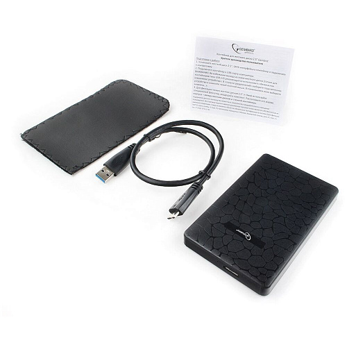 Корпус 2.5" Gembird EE2-U3S-30P, SATA-USB3.0 Black
