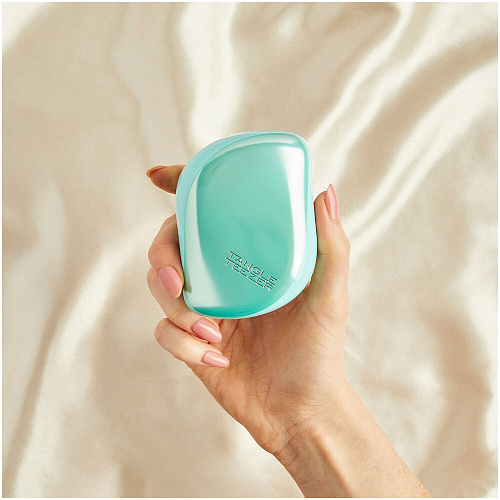 Tangle Teezer Расческа Compact Styler Frosted Teal Chrome