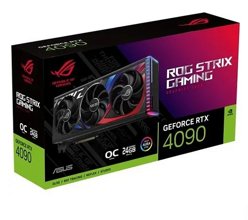 Видеокарта ASUS GeForce RTX 4090 24576Mb, Strix Gaming OC 24G (ROG-Strix-RTX4090-O24G-Gaming) 2xHDMI, 3xDP, Ret