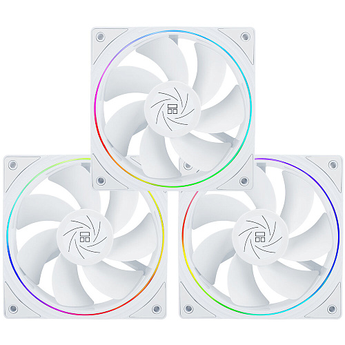 Вентилятор 120x120 Thermalright TL-S12RW X3 Reverse ARGB 3pcs-pack White Ret
