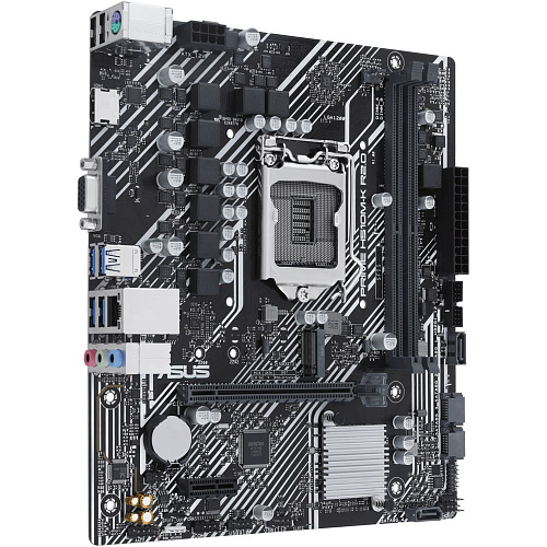 Материнская плата ASUS Prime H510M-K R2.0 H470 Socket-1200 2xDDR4, 4xSATA3, 1xM.2, 1xPCI-E16x, 2xUSB3.2, D-Sub, HDMI, Glan, mATX УЦЕНКА