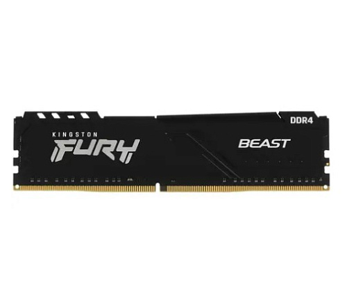 Модуль памяти DIMM 16Gb DDR4 PC25600 3200MHz Kingston Fury Beast Black (KF432C16BB/16) УЦЕНКА