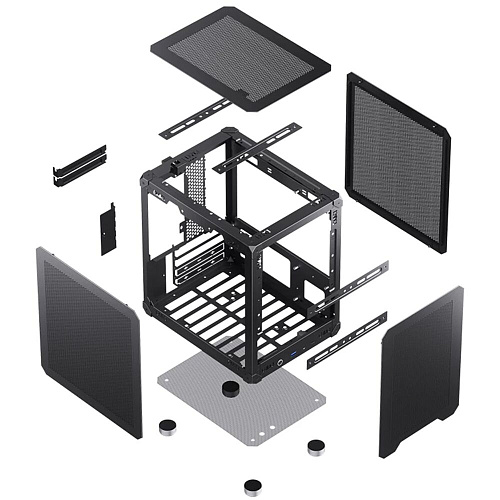 Корпус MicroATX Minitower JONSBO C6 Black