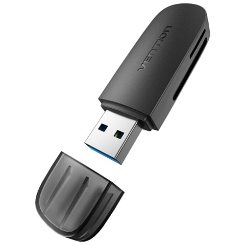 Card Reader Vention CLGB0 USB 3.0 SD+TF Черный
