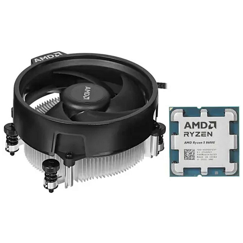 Процессор AMD Ryzen 5 8600G, 4.3ГГц, (Turbo 5.0ГГц), 6-ядерный, L3 16МБ, Сокет AM5, Radeon 760M, BOX