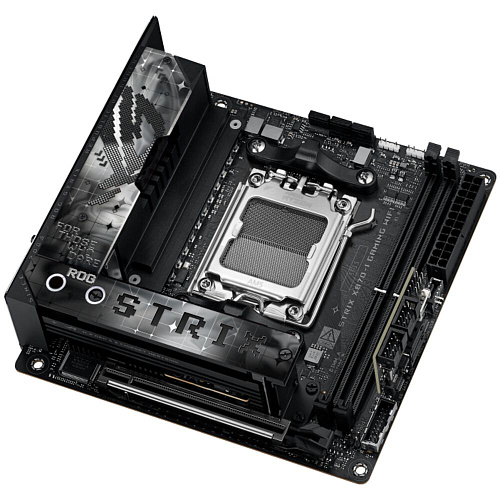 Материнская плата ASUS ROG Strix X870-I Gaming WiFi X870 Socket AM5 2xDDR5, 2xSATA3, RAID, 2xM.2, 1xPCI-E16x, 4xUSB3.2, 3xUSB3.2 Type C, DP, HDMI, WiFi, Glan, mini-ITX