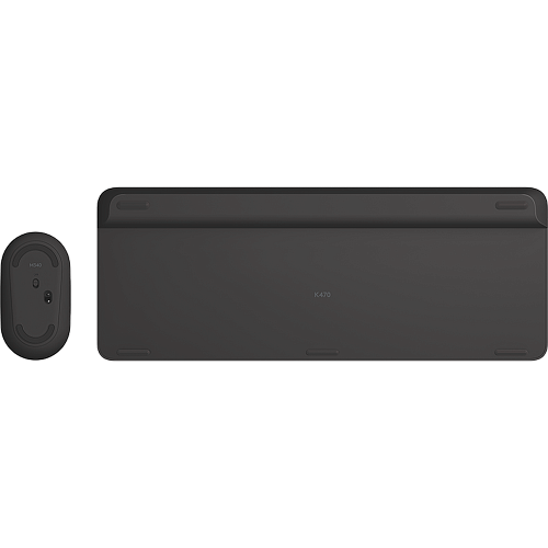 Клавиатура+мышь Logitech Wireless Combo MK470 Black