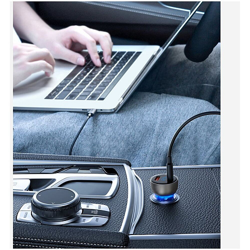 Автомобильное зарядное устройство Baseus Particular CCKX-C0A 65W USB A + Type-C черное