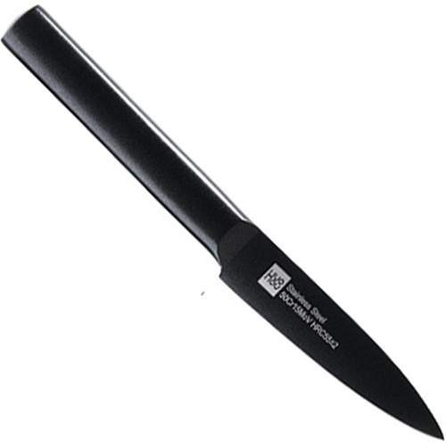 Xiaomi Huo Hou Heat Cool Black Non-stick, 4 ножа и подставка.