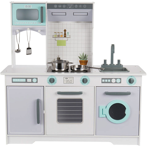 Кухня Edufun деревянная, с аксессуарами (96 см) EF7258