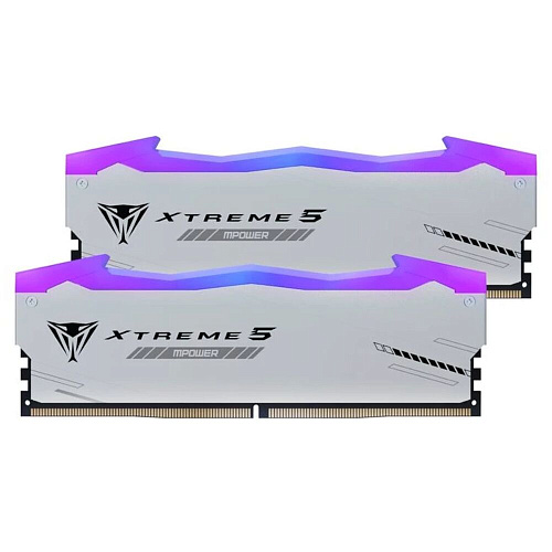 Модуль памяти DIMM 32Gb 2х16Gb DDR5 PC48000 6000MHz Patriot Memory Viper Xtreme 5 RGB Mpower (PVXR532G60C30KM)