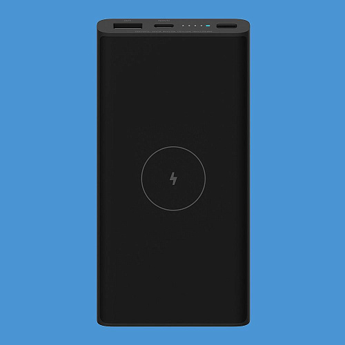 Внешний аккумулятор Xiaomi 10W Wireless Power Bank 10000 mAh, черный