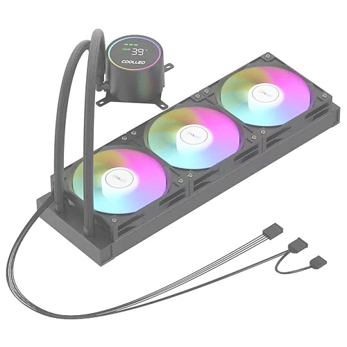 Система водяного охлаждения Coolleo ICE Fairy DIG 360 Lite BK Black (DIG-360-LITE-BK) S115x/1200/1700/1851, AM4/AM5