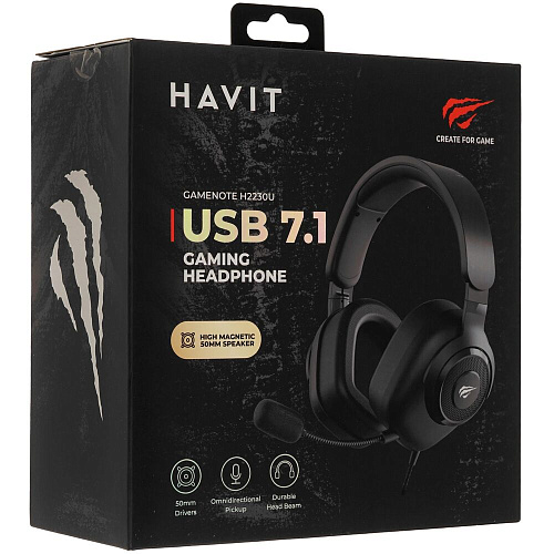 Гарнитура Havit H2230U Black
