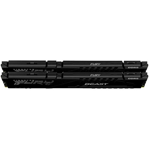 Модуль памяти DIMM 64Gb 2х32Gb DDR5 PC44800 5600MHz Kingston Fury Beast EXPO Black (KF556C36BBE2K2-64)