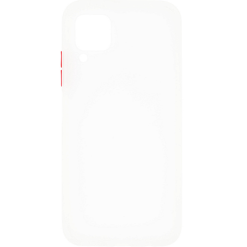 Чехол для Huawei P40 Lite\Nova 6 SE Zibelino Plastic Matte прозрачная окантовка