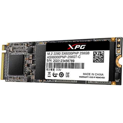 Внутренний SSD-накопитель 256Gb A-Data XPG SX6000 Pro ASX6000PNP-256GT-C M.2 2280 PCIe NVMe 3.0 x4