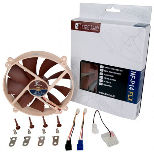 Вентилятор 140x140 Noctua (NF-P14 FLX) 1200rpm