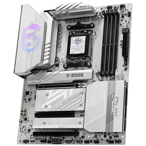 Материнская плата MSI MPG B850 Edge Ti WiFi Socket-AM5 AMD B850 4xDDR5, 4xSATA3, RAID, 4xM.2, 3xPCI-E16x, 3xUSB3.2, 3xUSB3.2 Type C, HDMI, WiFi, 5Glan, ATX Ret