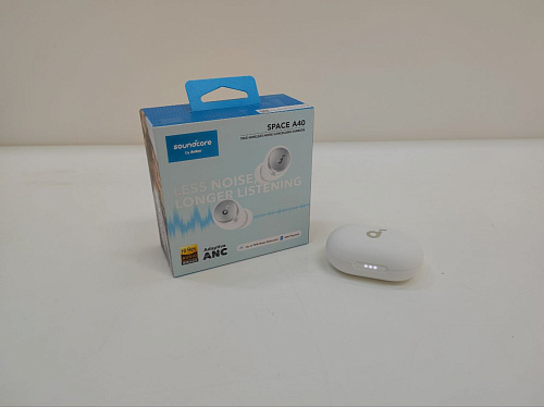 Bluetooth гарнитура Anker Soundcore Space A40 White УЦЕНКА