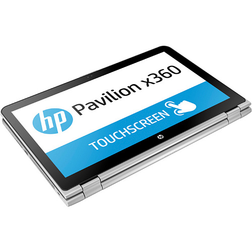 Ноутбук HP Pavilion 15x360 15-bk102ur Y5V55EA Core i5 7200U/8Gb/500Gb+8Gb SSD/15.6" FullHD Touch/Win10 Natural Silver