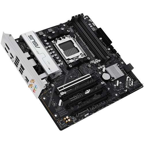 Материнская плата ASUS B850M Max Gaming WiFi B850 Socket AM5 4xDDR5, 4xSATA3, RAID, 3xM.2, 4xPCI-E16x, 3xUSB3.2, 1xUSB3.2 Type C, DP, HDMI, WiFi, 2.5Glan, mATX