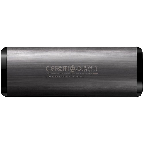 Внешний SSD-накопитель 2Tb A-DATA SE760 ASE760-2TU32G2-CTI (SSD) USB 3.1 Type C черный
