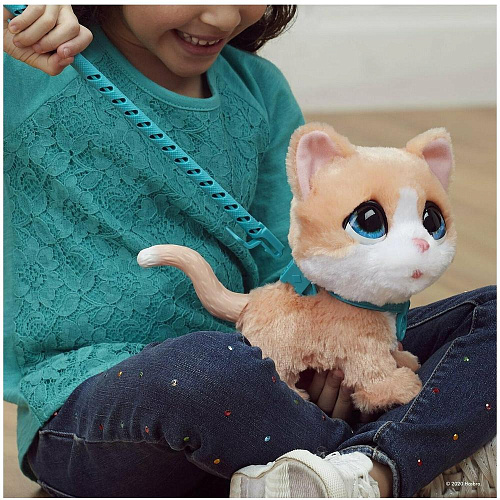 Интерактивная игрушка Hasbro FurReal Friends Большой питомец на поводке E3504/E4781 Кошка