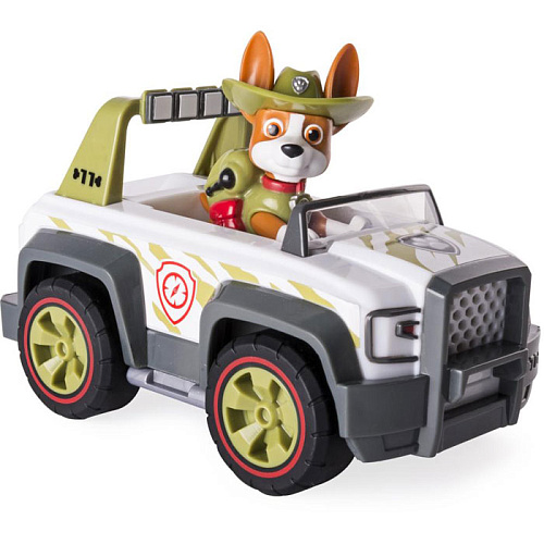 Spin Master Nickelodeon Paw Patrol Машинка спасателя и щенок Трекер 16601