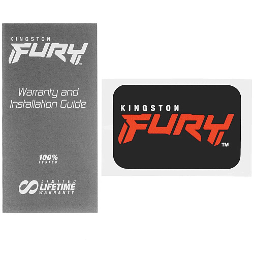 Модуль памяти DIMM 128Gb 4х32Gb DDR5 PC44800 5600MHz Kingston Fury Beast Black (KF556C40BBK4-128)