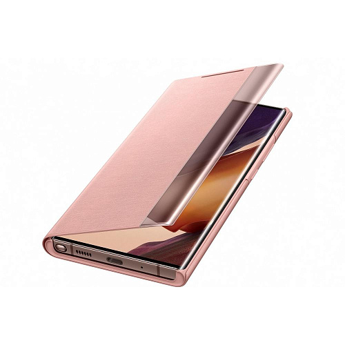 Чехол для Samsung Galaxy Note 20 SM-N980 Smart Clear View Cover бронзовый