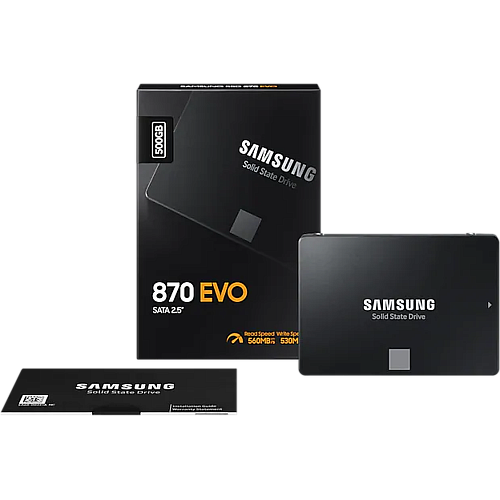 Внутренний SSD-накопитель 500Gb Samsung 870 Evo (MZ-77E500BW) SATA3 2.5" УЦЕНКА