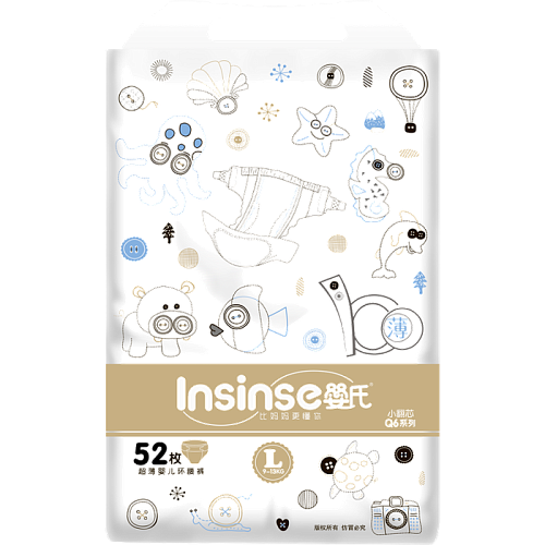 Подгузники Insinse Q6 L (9-13 кг) 52 шт