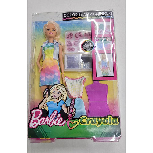 Mattel Barbie & Crayola Модные наряды FRP05 УЦЕНКА