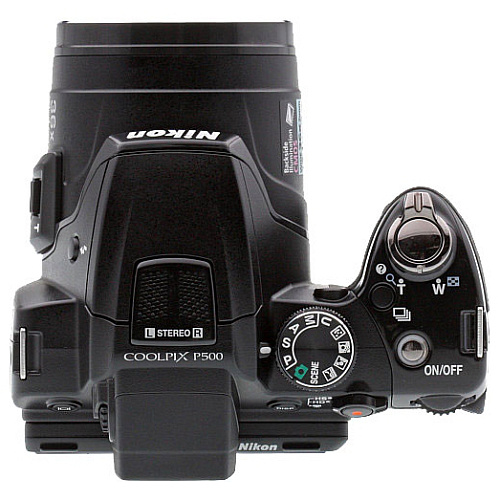 Компактная фотокамера Nikon Coolpix P500 Black (12.2MPx, 36x zoom, 3"LCD, 102Mb, SD/SDHC)
