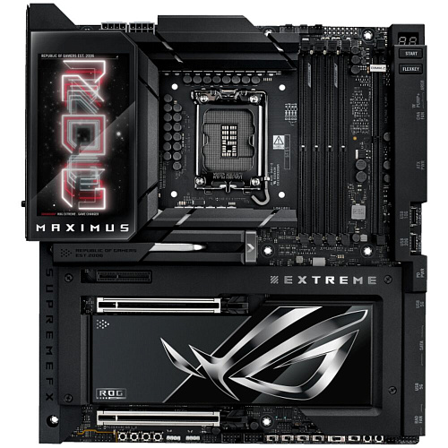 Материнская плата ASUS ROG Maximus Z890 Extreme Z890 Soc-1851 4xDDR5, 4xSATA3, RAID, 6хM.2, 3xPCI-E16x, 5xUSB3.2, 5xUSB3.2 Type C, DP, HDMI, WiFi, 2xGlan, E-ATX