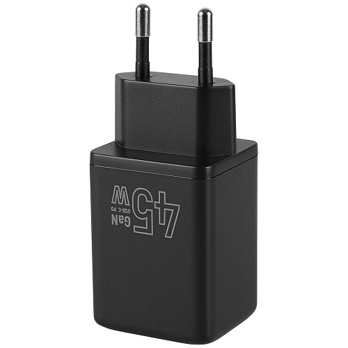 Сетевое зарядное устройство TFN TFN-WC-CC-45W-BK 45W 2xType-C черное