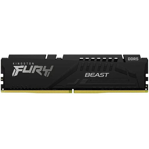 Модуль памяти DIMM 32Gb DDR5 PC48000 6000MHz Kingston Fury Beast Black XMP (KF560C36BBE2-32)