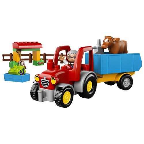 LEGO DUPLO Сельскохозяйственный трактор 10524