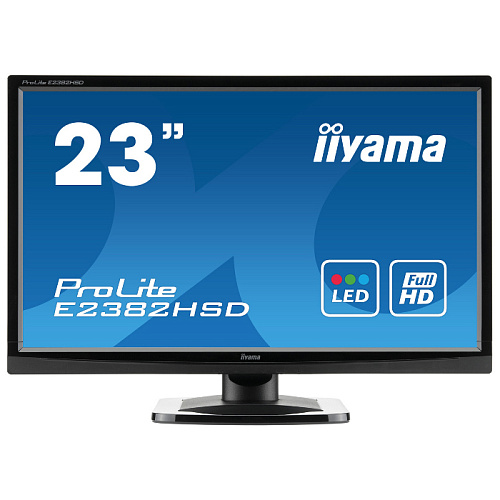 Монитор 23" Iiyama ProLite E2382HSD-GB1 TN LED 1920x1080 5ms VGA DVI