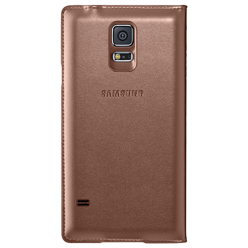 Чехол для Samsung Galaxy S5 G900F\G900FD Samsung S View Cover розовое золото