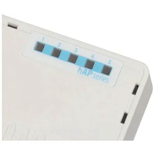 Беспроводной маршрутизатор MikroTik hAP AC lite RB952Ui-5ac2nD 802.11ac 300Мбит/с 2.4/5ГГц 5xLAN USB