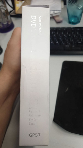 Внешний привод DVD-RW LG GP57EB40 DVD±R/±RW USB2.0 Black УЦЕНКА