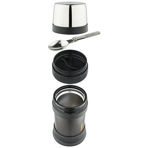 THERMOS Термос для еды Work 2345GM Stainless Steel, серый, 0,47 л.