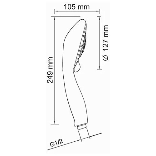 Ручной душ WasserKRAFT A003