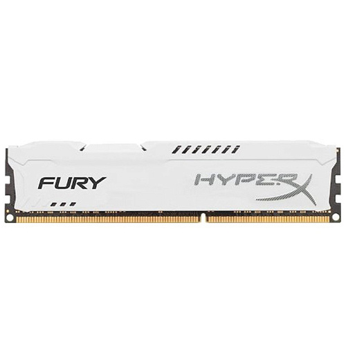 Модуль памяти DIMM 8Gb DDR3 PC15000 1866MHz Kingston HyperX Fury White Series (HX318C10FW/8)
